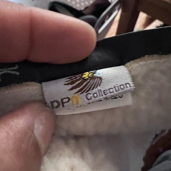 DPN Collection brown fur lined wedge boots shoes 10M - Picture 10 of 14